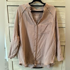 Aerie oversized beach coverup